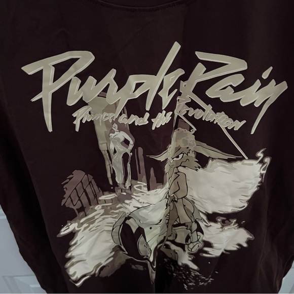 Hudson Outerwear Band Tee Prince Purple Rain Tour Short Sleeve Tshirt - Picture 3 of 5